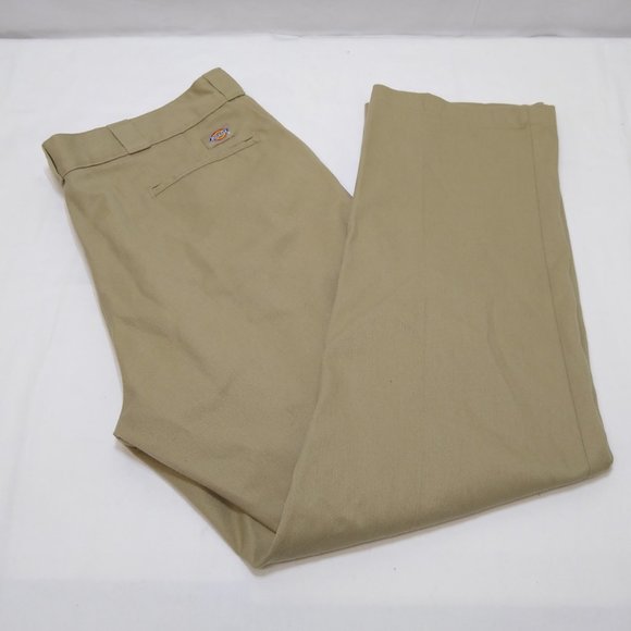 Dickies Original 874 Men's Work or Women's Work Pants Beige Flex Movement EUC - Picture 3 of 7